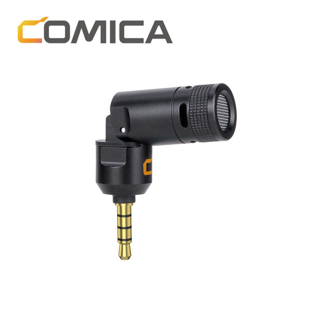 Comica CVM-VS07 Mini Microphone micrô điện dung cho ghi âm Mini Microphone cho điện thoại vlog cho điện thoại thông minh, máy tính bảng, máy ảnh, GoPro 7/8, máy tính xách tay và hệ thống Micro không dây