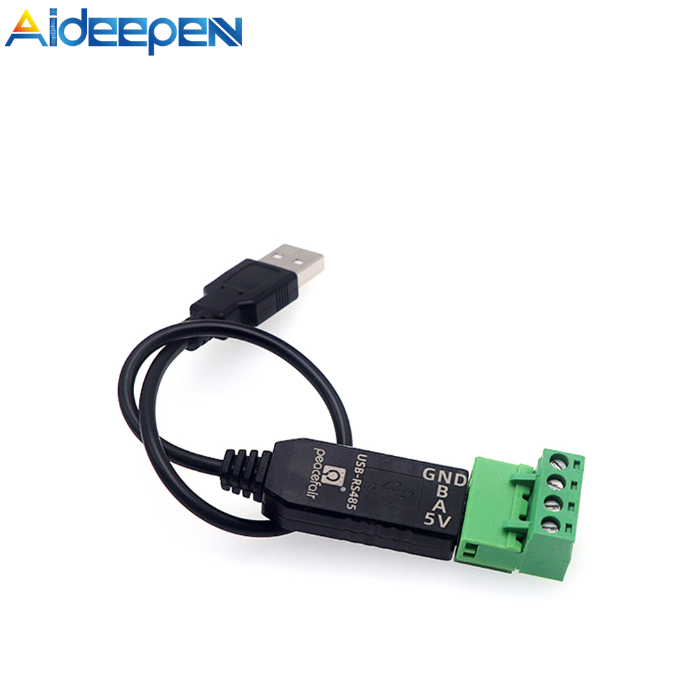 Aideepen Thiết Bị Cài Đặt Giao Diện Cáp Mở Rộng USB Bộ Chuyển Đổi Cổng Nối Tiếp RS485 Sang USB Hỗ Trợ Tốc Độ Truyền Cao 115200/Tải Xuống Vi Điều Khiển STC