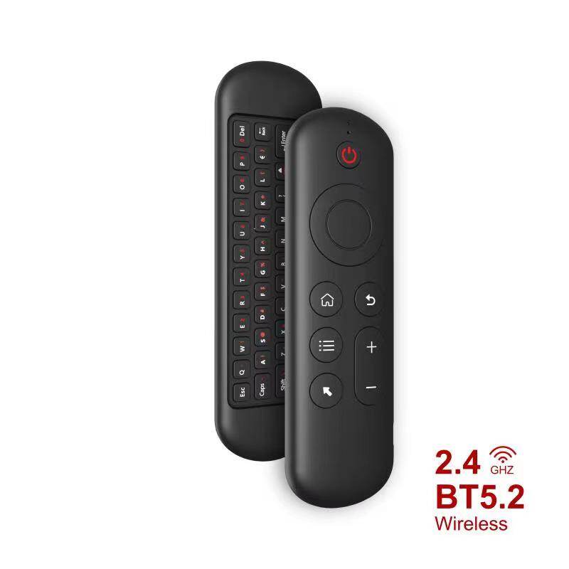 Kebidumei m5 bt air mouse with 2.4g bt5.0 dual mode voice assistant remote control wireless keyboard for android tv box