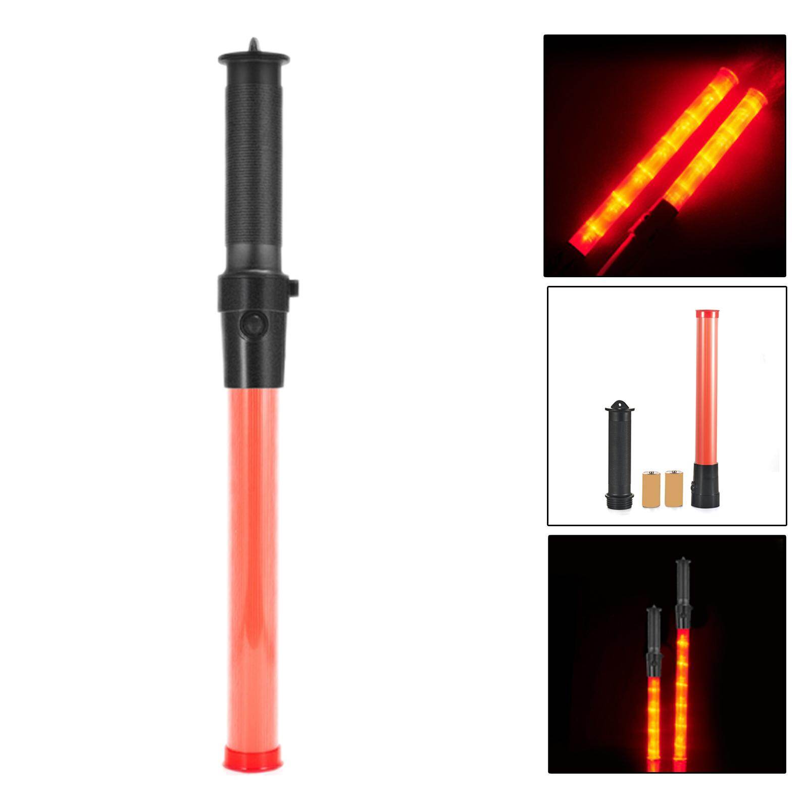 Blesiya Traffic Wand with 2 Flashing Modes Flashlight for Parking Guides