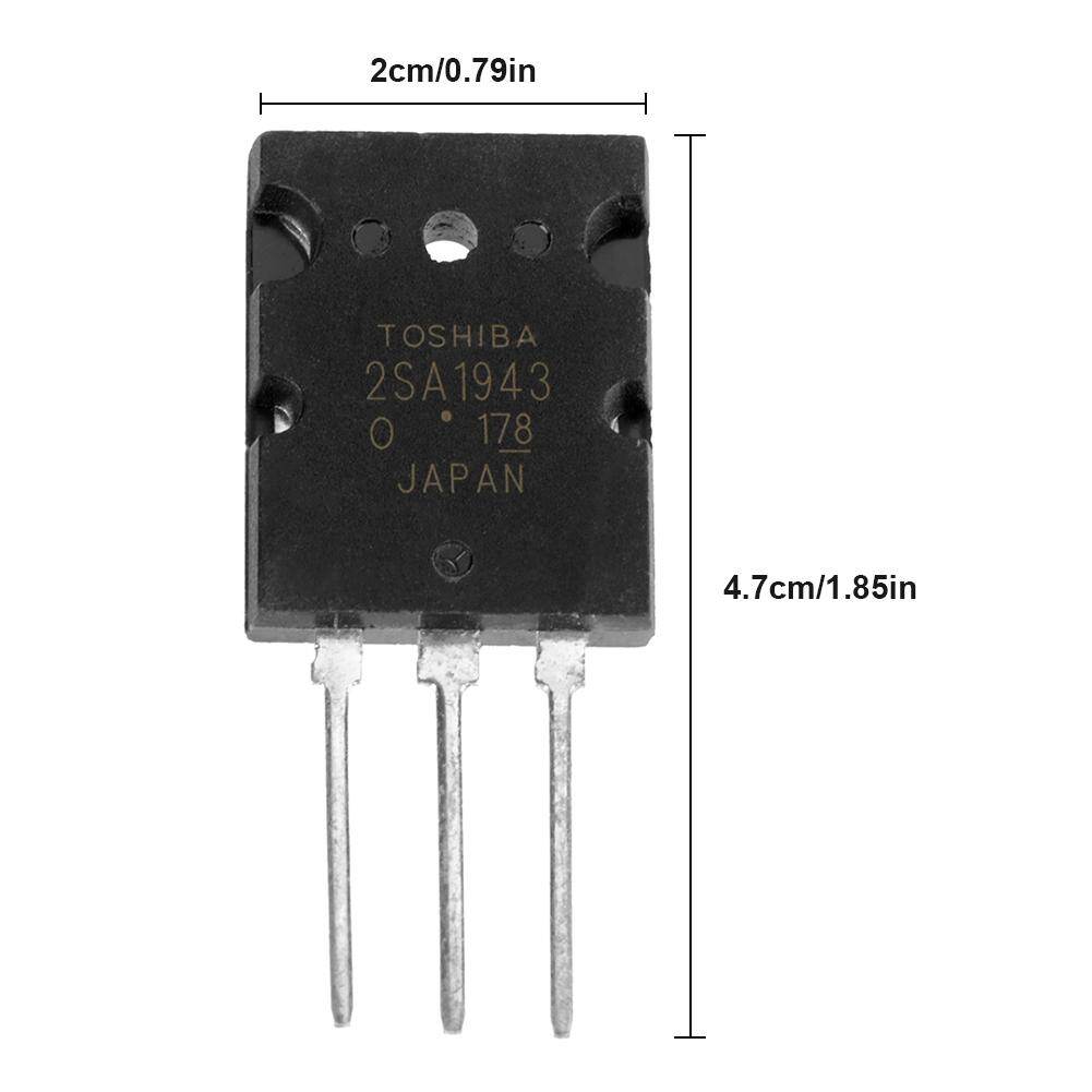 5 Pair Black 2SA1943 2SC5200 High Power Matched Audio Transistor