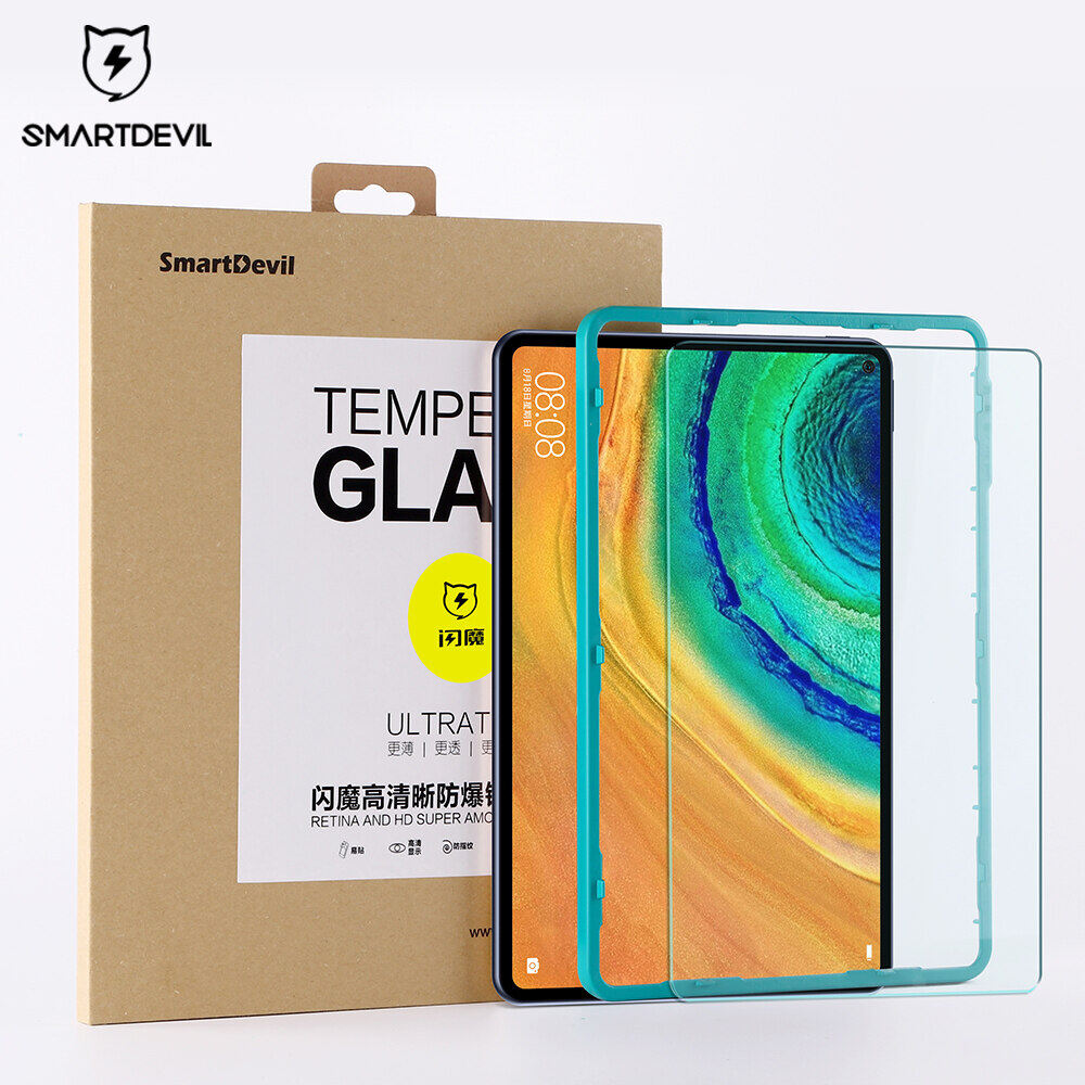 SmartDevil miếng bảo vệ màn hình cho Huawei MatePad Pro Matepad Pro 11 MatePad Air 11.5 inch Matepad 11 MatePad Pro 12.6 Inch MatePad 10.4 / 10.8 / 12.2 / 11.5 Inch Màn hình bọc hoàn toàn rõ ràng chống Bluelight miếng dán film thủy tinh