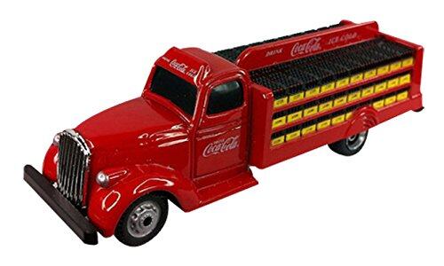 coca cola toy truck with bottles