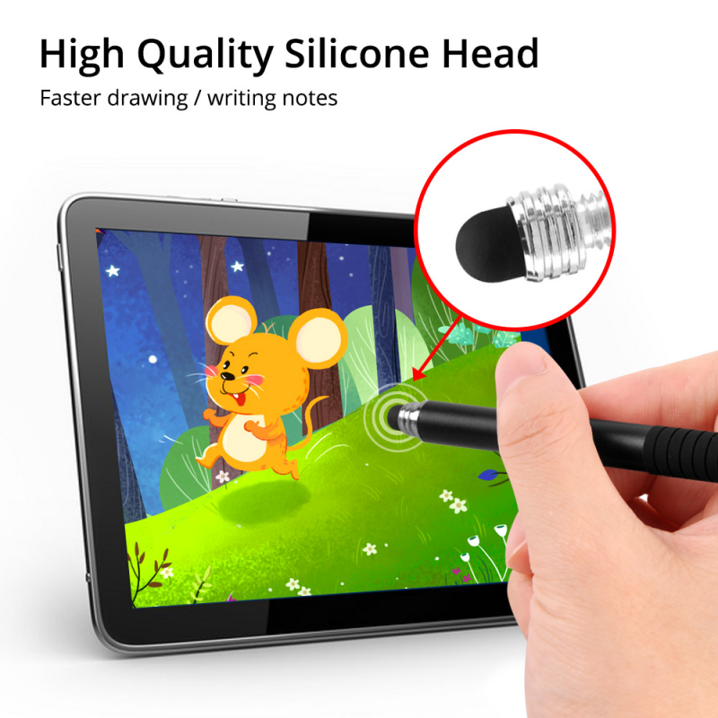 FONKEN Bút Cảm Ứng Đa Năng 2 Trong 1 Màn Hình Cảm Ứng Bút Chì Vẽ Stylus Bút Dành Cho Bảng Android IOS