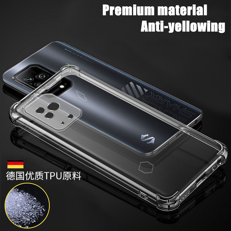 Imak Xiaomi Black Shark 2 Pro Shockproof Casing Soft TPU Case Galaxy Blackshark 2 Matte Silicone Back Cover Screen Film I.158453712