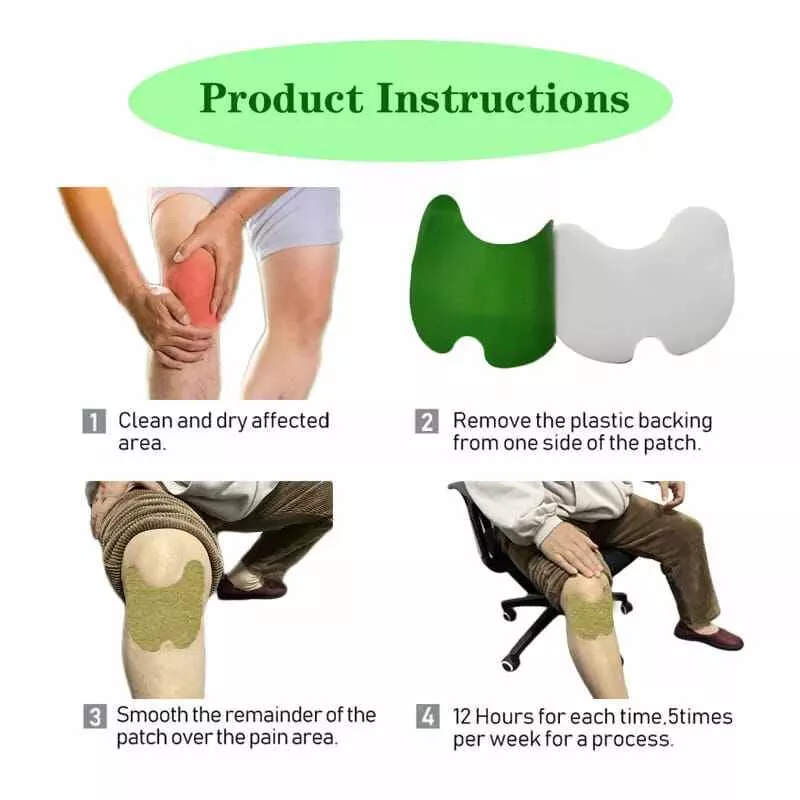 Ay Tsao Neck Patch Knee Patch Shoulder Patch Waist Patch Warm Moxibustion Patch 12Pcs/Box Specialized in treating joint pain