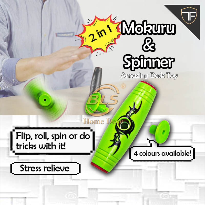 COLORS IN SPINNER AND MOKURU Amazing Desk Toy GIFT FLIP BAR