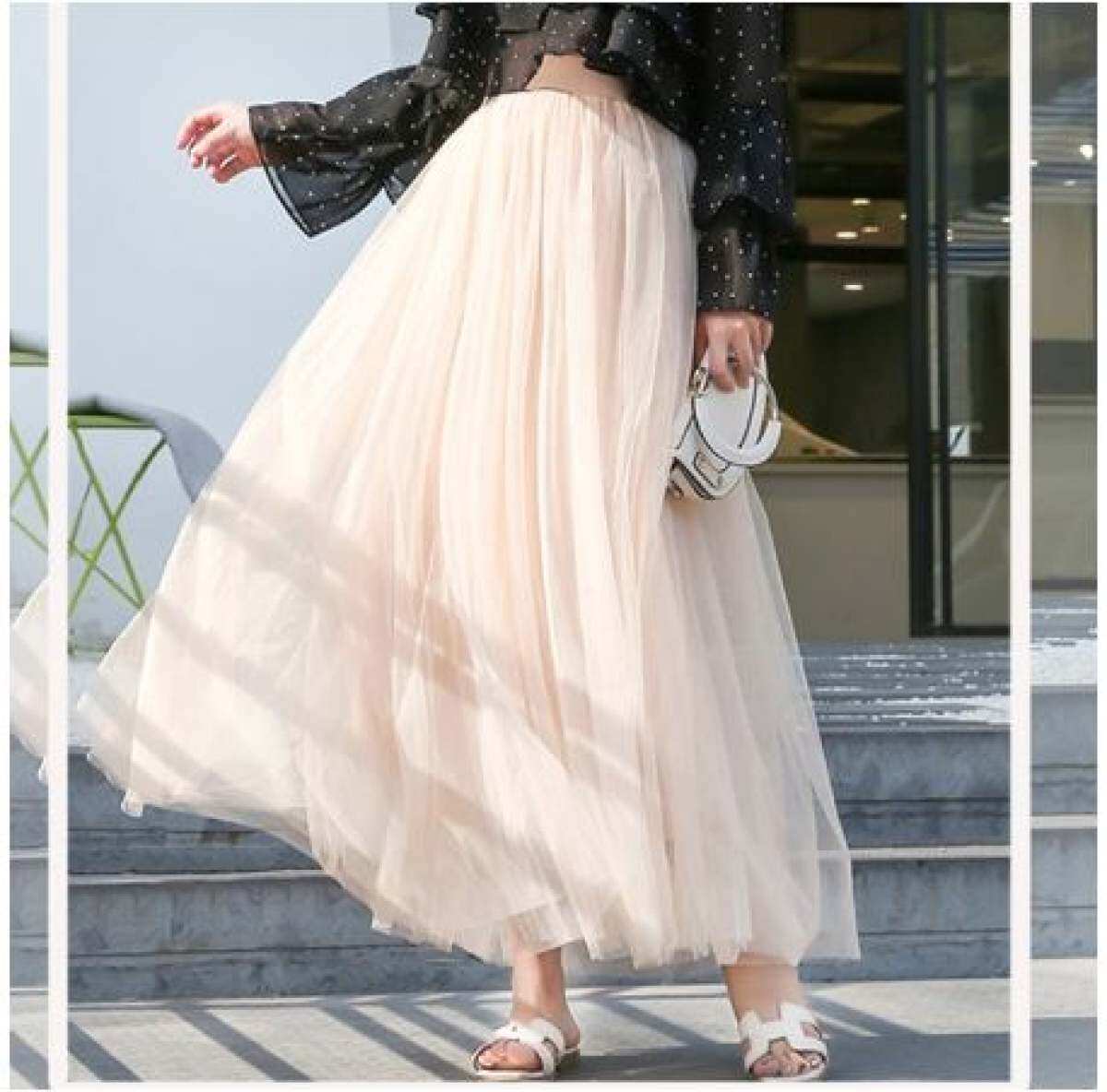 pleated maxi skirt 48