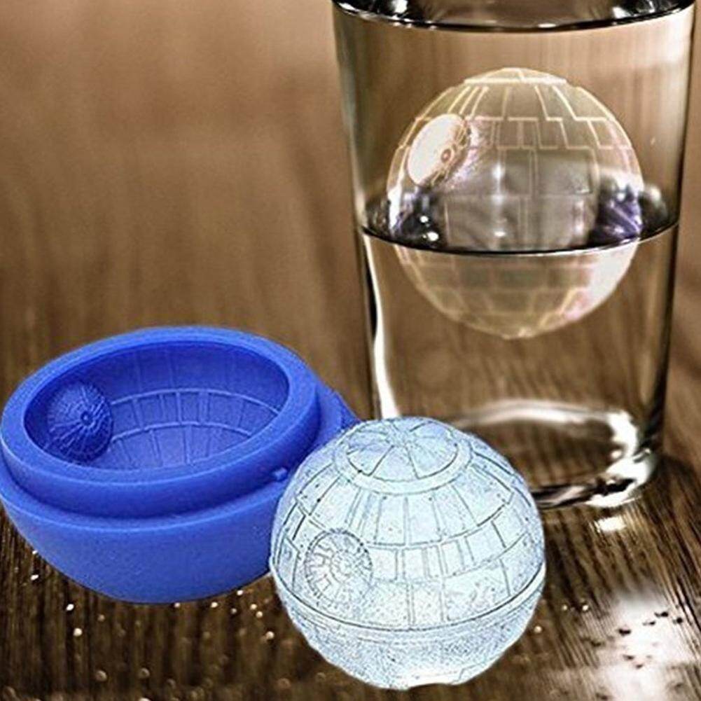TỰ Sáng Tạo Silicone Cuộc Chiến Tranh Ngôi Sao Chết Bóng Kem Khuôn Khay Hình Cầu Khuôn Mẫu