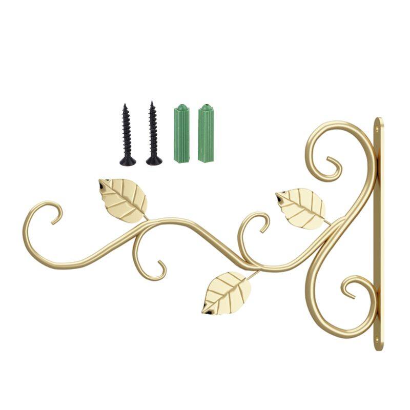 European Style Wall Hanging Flower Pot Support Bracket Hook Iron Hanger Balcony Home Decoration