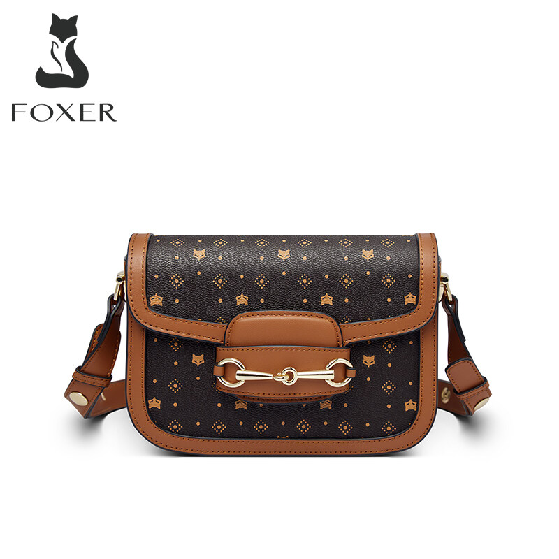 FOXER ยี่ห้อผู้หญิงพีวีซีหนัง C Rossbody กระเป๋าสะพายหญิงสไตล์ของ ...