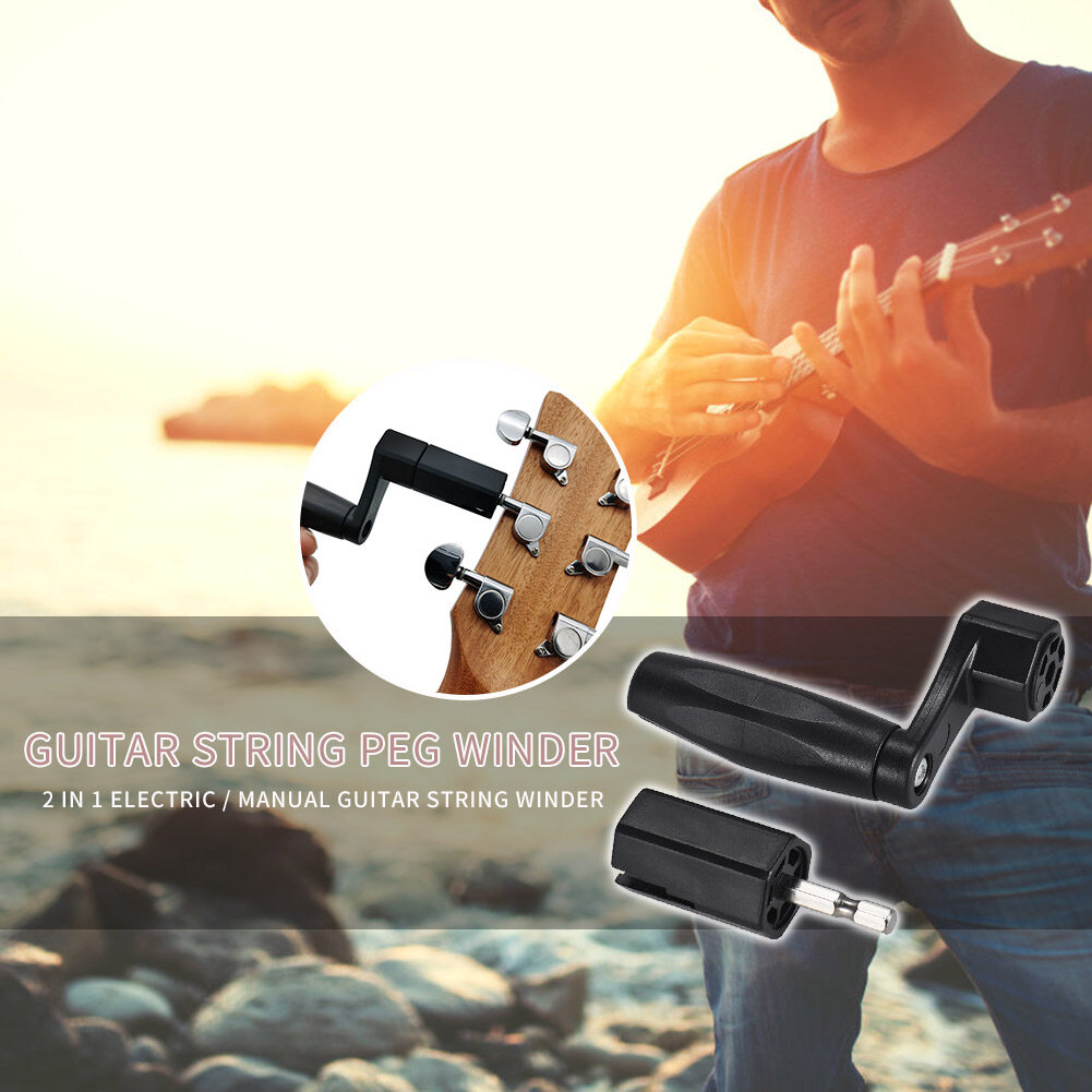 Guitar String Winder Cầu Pin Pin Kéo Kéo Tuốc Nơ Vít Điện Công Cụ Sửa Chữa Khoan Bit