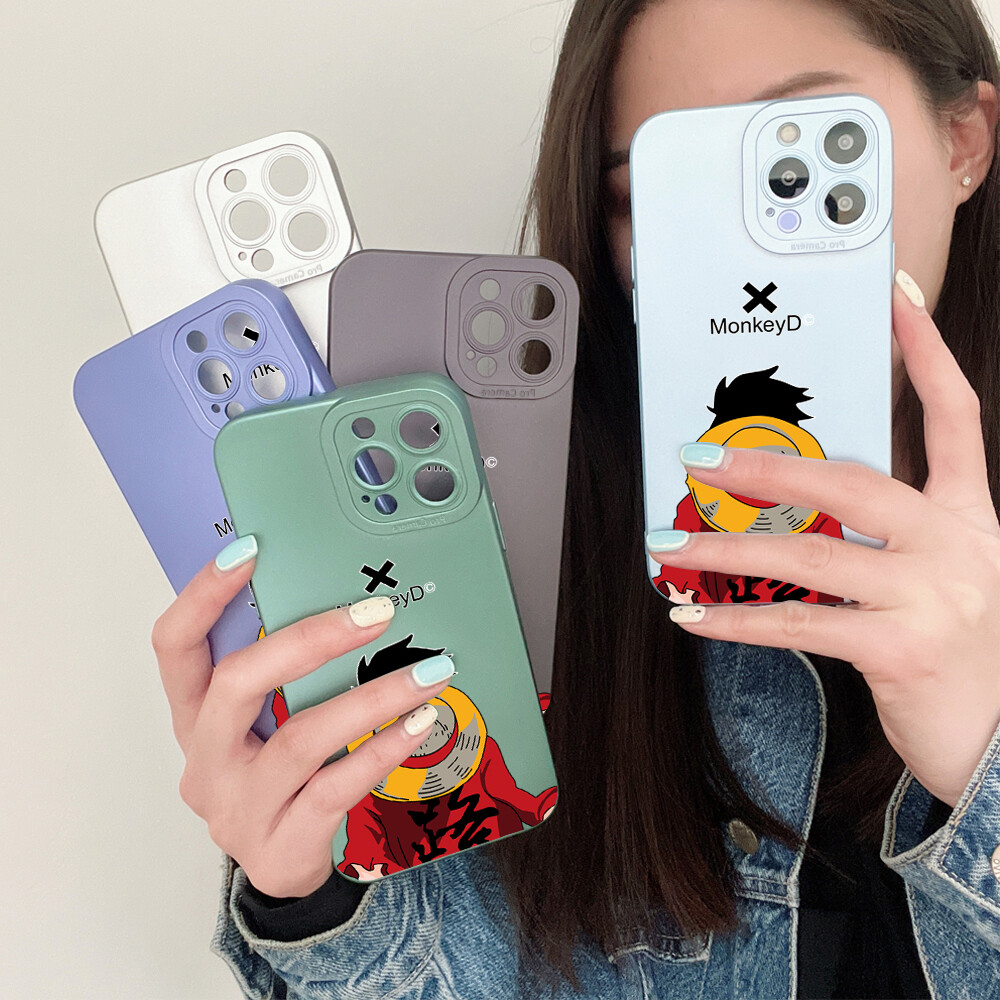 UCUC Case For Xiaomi Redmi Note 11S Note11 Pro 4G/5G Redmi Note 10S Redmi Note 10 5G/4G Redmi Note10 Pro Casing Cartoon Anime Luffy Full Cameras Cover Soft Silicone TPU Protective Shockproof Case