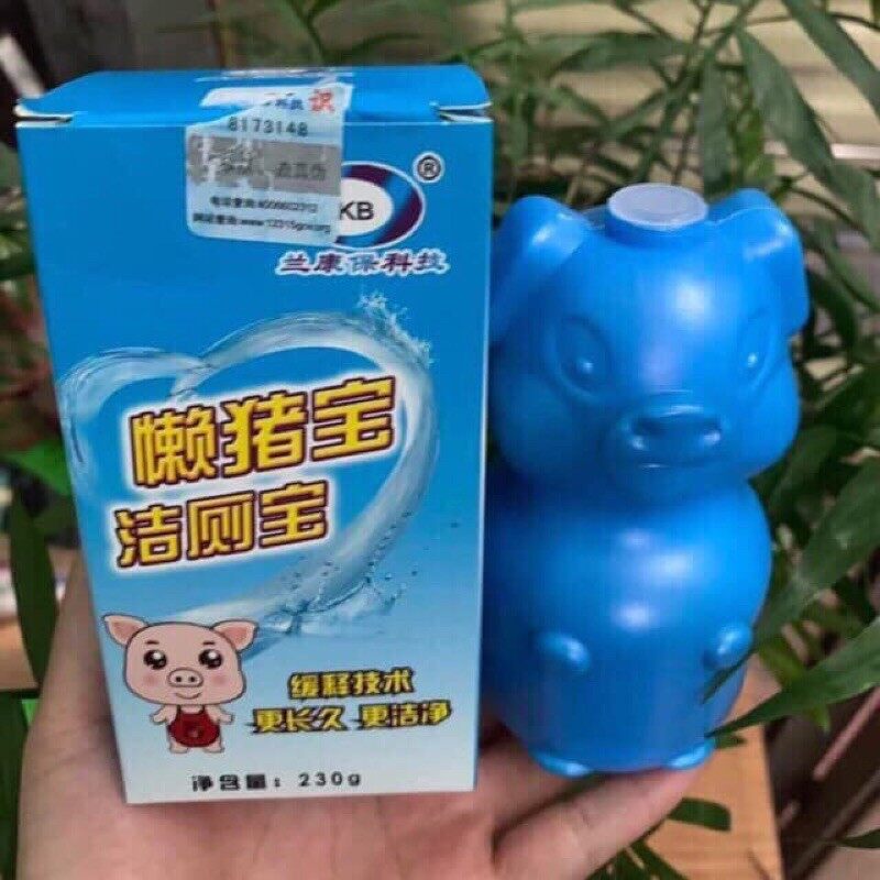 Con lợn tẩy bồn cầu