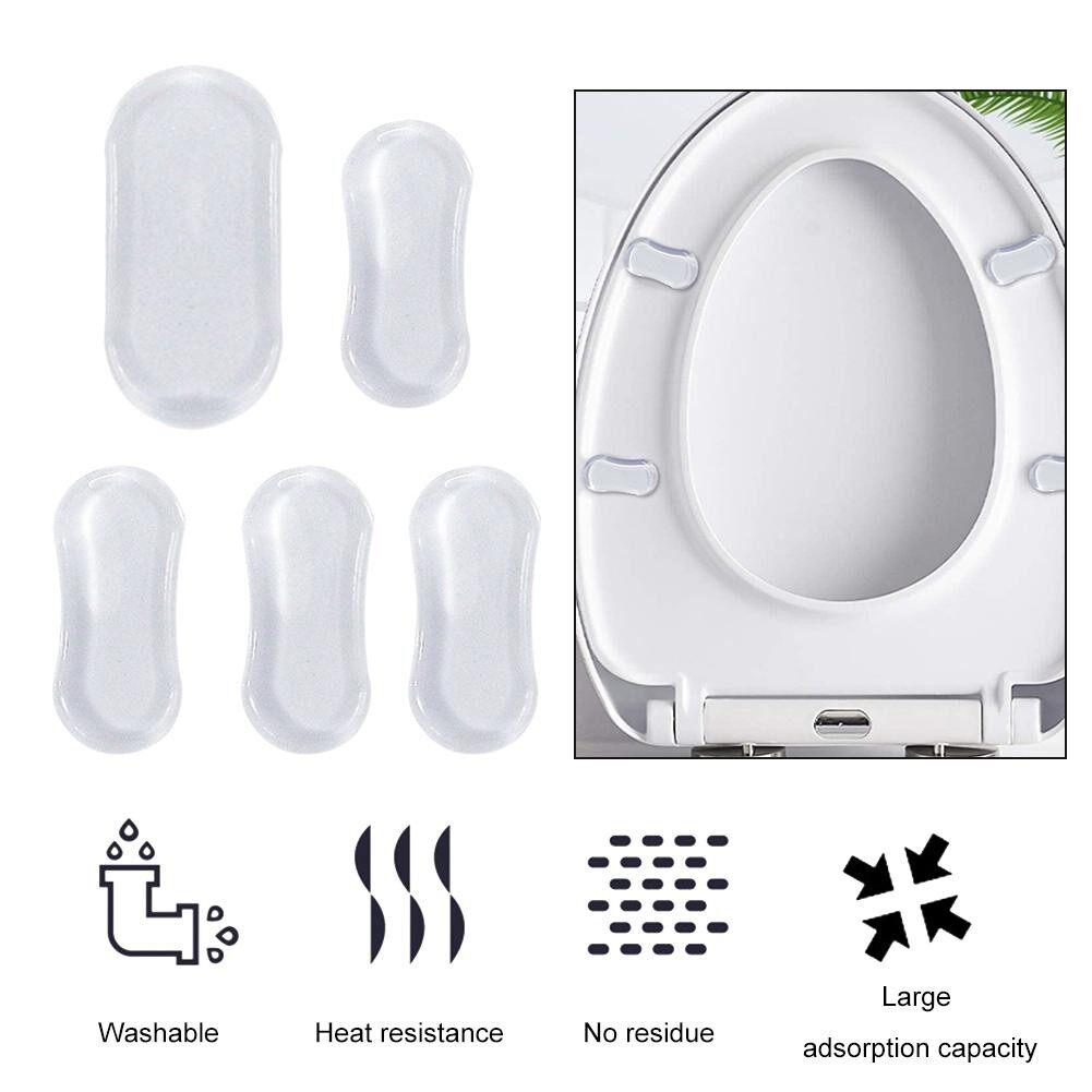 Universal Bathroom Hardware Toilets Seat Lid Bumpers Buffers Spacers ...