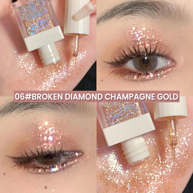 Liquid Eyeliner Eyeshadow Liquid Shimmering Highlighter Eyeshadow Solution Monochrome Eye Shadow Solution Matte Eyeshadow Liquid