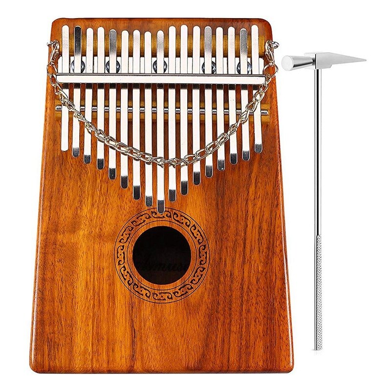Kalimba 17 Keys Solid KOA Thumb Piano Sanza African Finger Piano Instrument