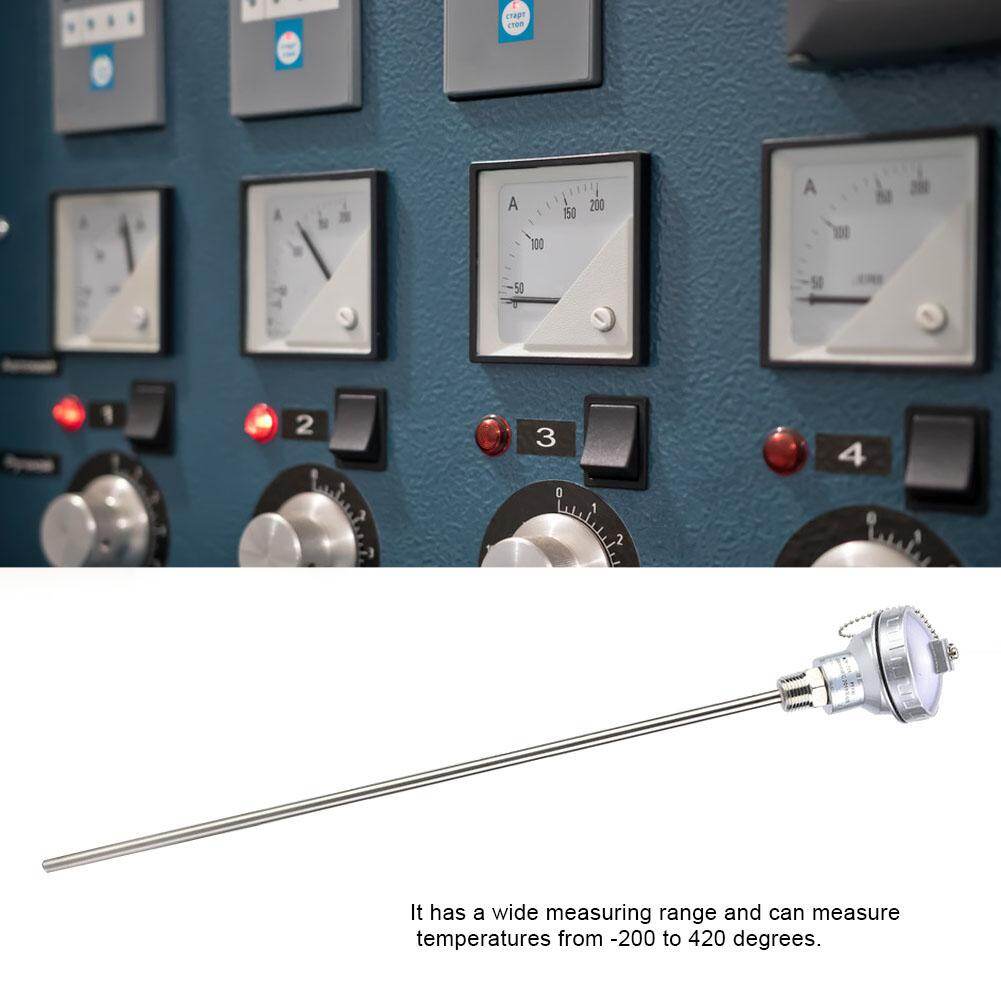 RTD PT100 Temperature Sensor Probe 1/2  NPT Thread Thermocouple Terminal Head