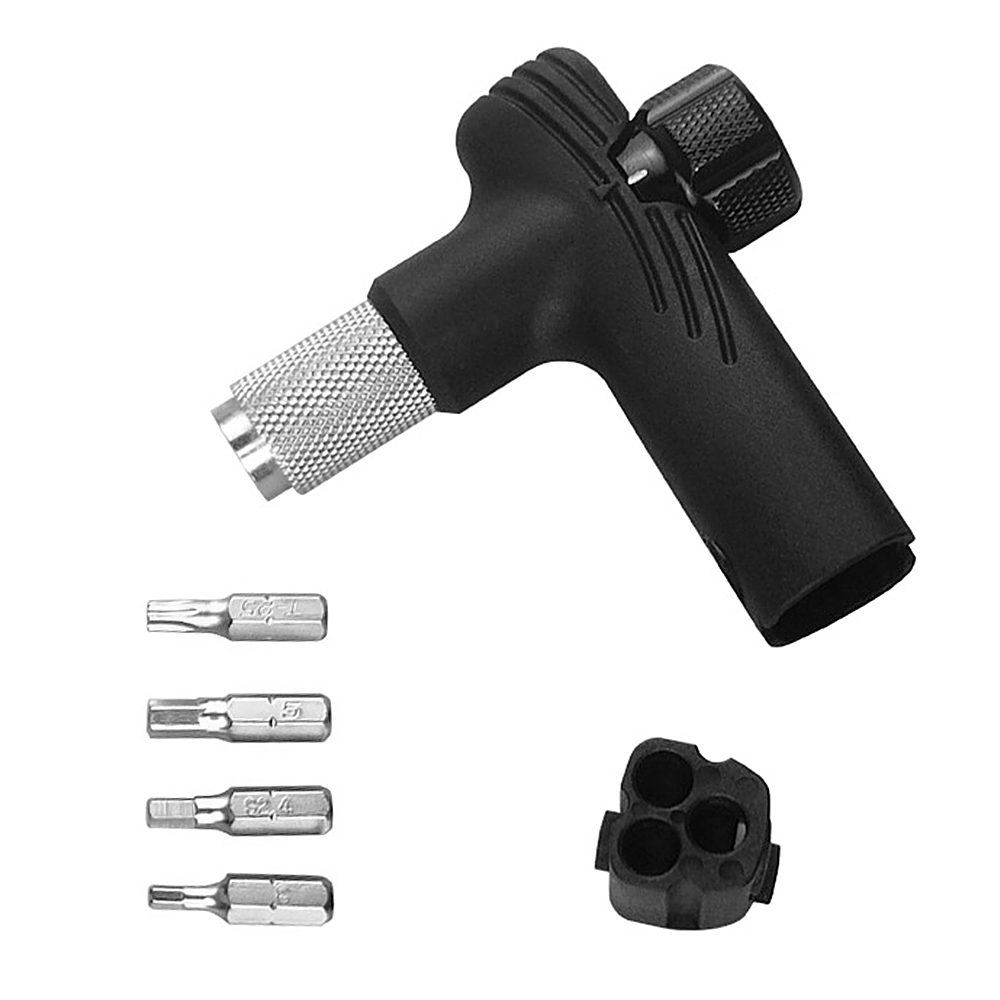 Adjustable Bike Torque Wrench 4/5/6Nm Torque T Wrench Portable Bicycle Maintenance Kit