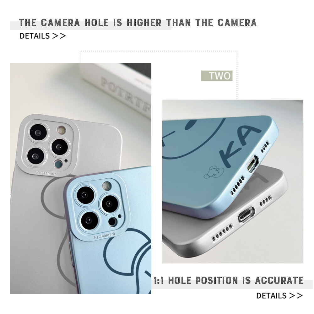 Hontinga Casing Case For Xiaomi Redmi Note 9S Note 9 Pro Note9 Note 8 Pro Note 7 Pro Case New Square Soft Silicone Case Cool Bear Full Cover Camera Protectior Shockproof Rubber Cases Back Cover Phone Casing Softcase For Girls