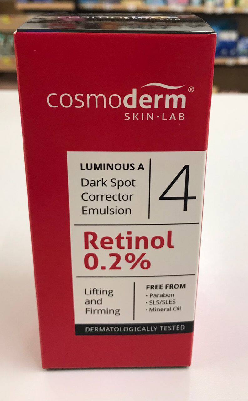 Cosmoderm Treatment Luminous Dark Spot Corrector Emulsion 30ml Lazada