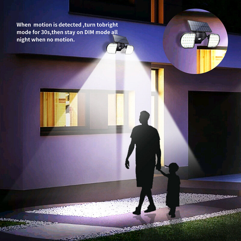 KS led light solar lighting wall light garden light human body induction street light