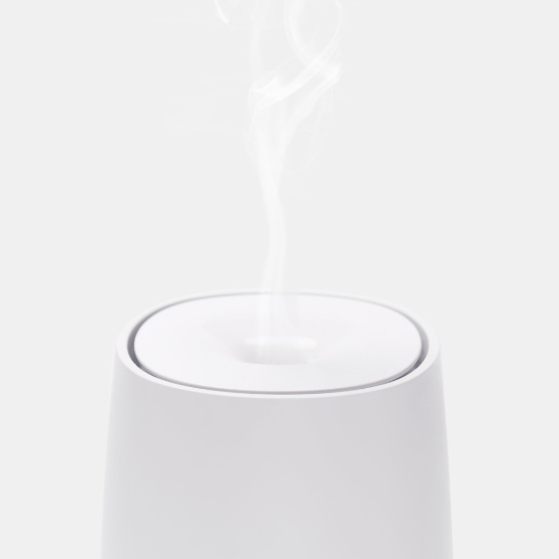Original Xiaomi HL Aromatherapy Diffuser Humidifier Air Dampener Aroma Diffuser Machine Essential Oil Ultrasonic Mist Maker Quiet with Nightlight for Car Home Office Yoga 120ml