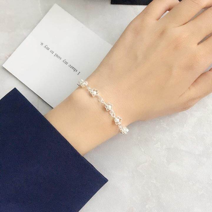  U301010 # Gelang Plum  U3011Korean Versi Sederhana Kepribadian Siswa Pacar Segar Saudara Kuno Angin Sen Pasangan Lonceng gelang Gelang Perhiasan Wanita