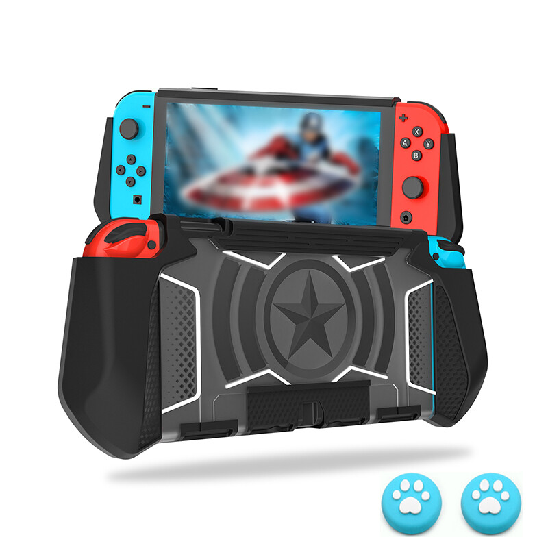 Disour new for nintendo switch oled protective case for nintendo switch oled cover switch oled tpu pc gaming protective shell switch oled accessories