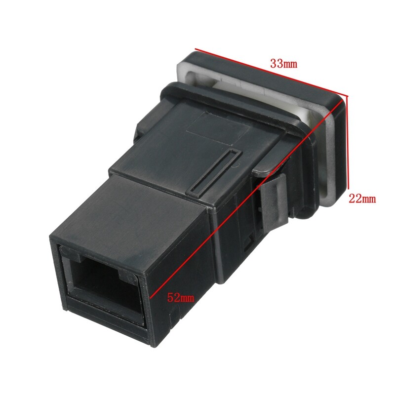12V Đèn Nền Đèn LED Xanh Chiếu Sáng Chuyển Đổi ON/Off Kết Nối Chuyển Đổi Trang Bị Thêm Chuyển Đổi 33X22Mm Cho Toyota Landcruiser Yaris RAV4