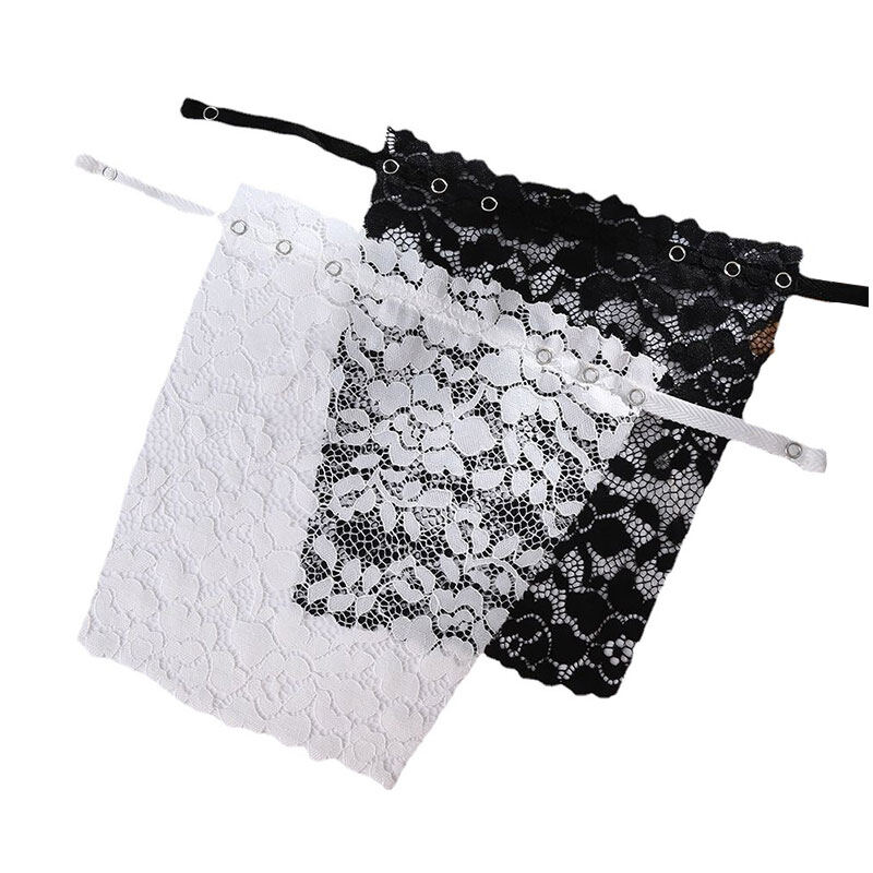 Fnr8 women's invisible lace closure solid color lace front bra insert underwear lace