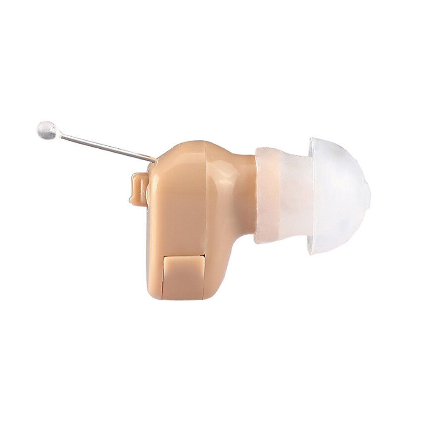 Bộ khuếch đại âm thanh máy trợ thính vô hình mini hỗ trợ giọng nói nhỏ chăm sóc tai thích hợp làm quà tặng cho người già - INTL