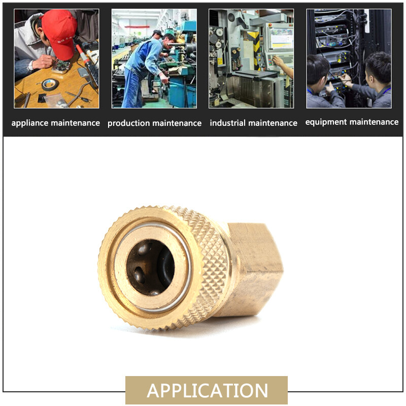 PCP High Pressure M10x1 Thread Quick Coupler Connector Quick Disconnect Copper Air Socket Connection Air Pump PCP Pump