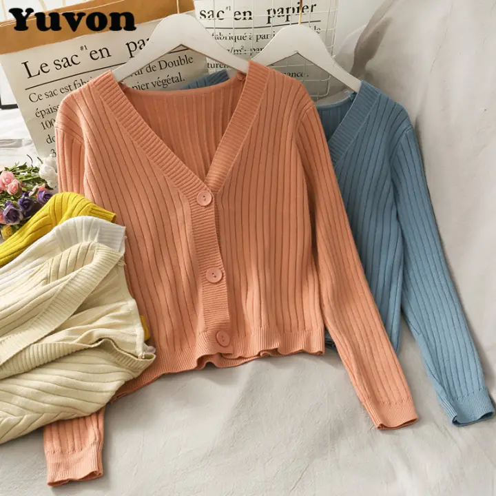 three button cardigan