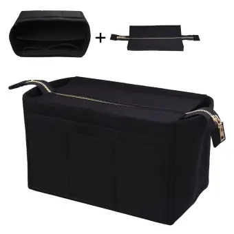 Smartconn Hot Felt Bag Organizer Makeup Travel Cosmetic Handbags Insert Las