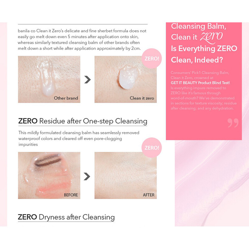 BANILA CO Clean It Zero Cleansing Balm Mini 7ml Sample Size