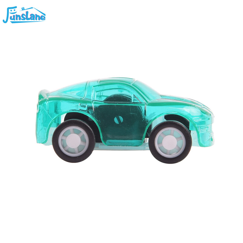 FL【ready stock】Pull Back Car Transparent Candy Color Vintage Mini Pull Back Car Model Kid Toys