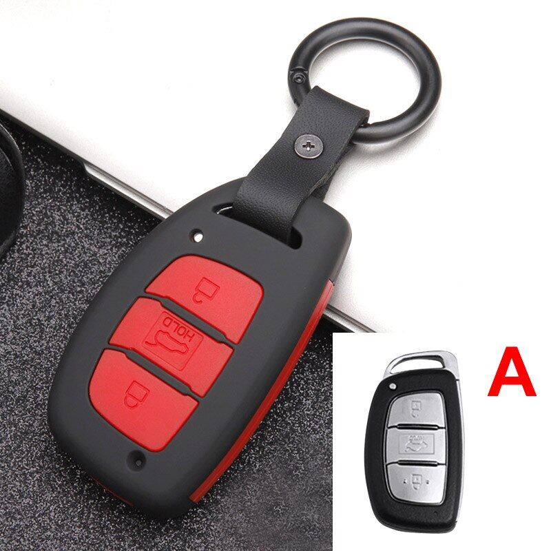 Car Remote Key Fob Shell Holder Cover Case for HYUNDAI Tucson Creta Ix25 Ix35 I10 I20 Ix20 HB20 Elantra Sonata Keychain