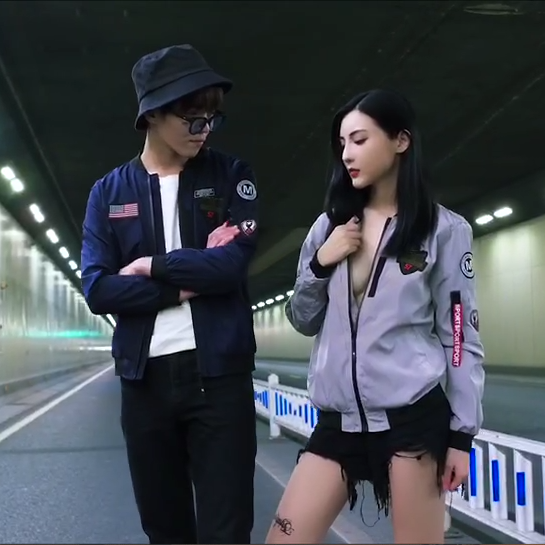 Áo Khoác Phi Công Nam Fuguiniao Áo Khoác Bomber Họa Tiết Cờ Mỹ Áo Khoác Phiên Bản Hàn Quốc M-4XL (Xám)