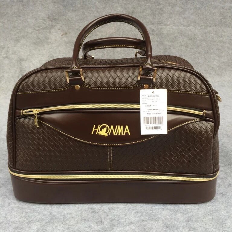 JL PG LeCoq Mizuno Titleist HONMA weaving grain latest golf double clothing bag shoes bag male ladies clothing bag bag