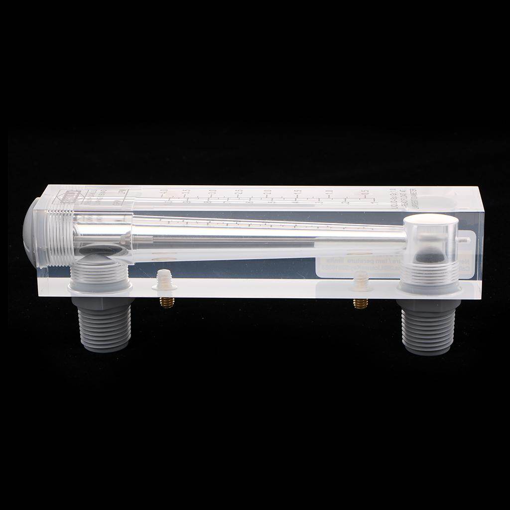 Baoblaze LZM-15 Panel Mount Type Acrylic Flowmeter Water Liquid Flow Meter