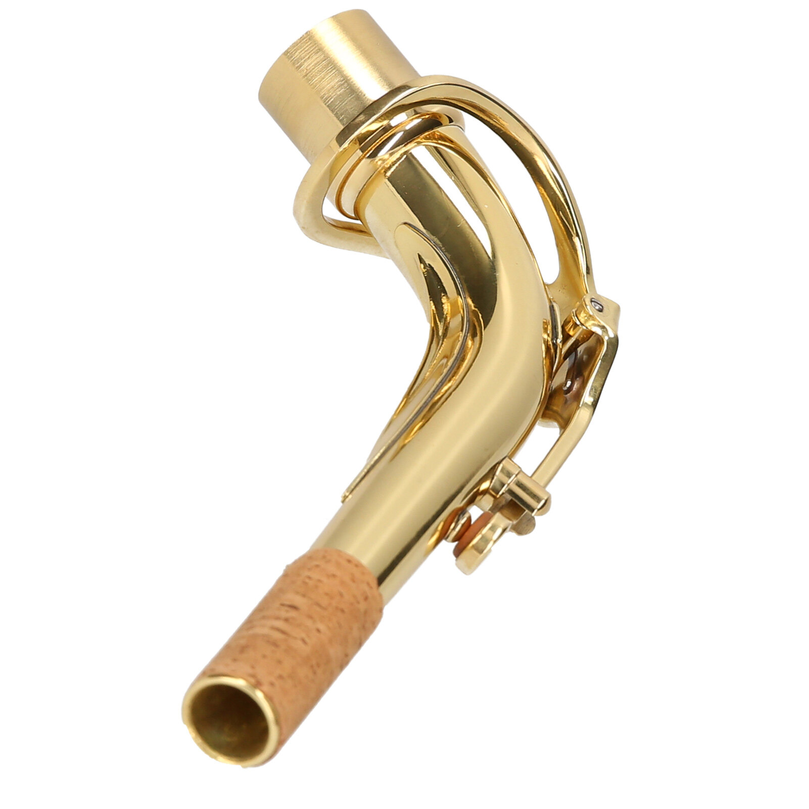 Muslady Alto Saxophone Neck Brass Bend Neck Sax Replacement Part Sax Accessory