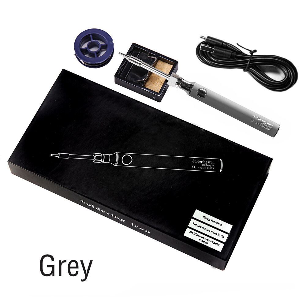 Voktta dc5v 8-10w adjustable temperature 330-450 ℃, usb low-voltage soldering iron soldering tool, portable soldering iron, built-in lithium battery