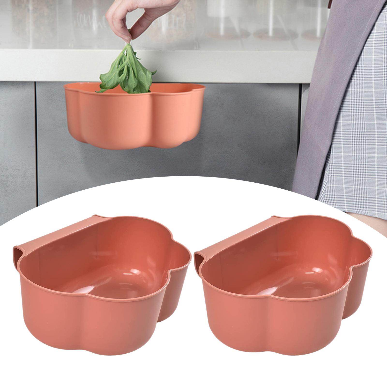 Blesiya THÙNG RÁC TREO Mini Sáng Tạo Gắn Tường Bền Cho Cửa Tủ Xe Hơi