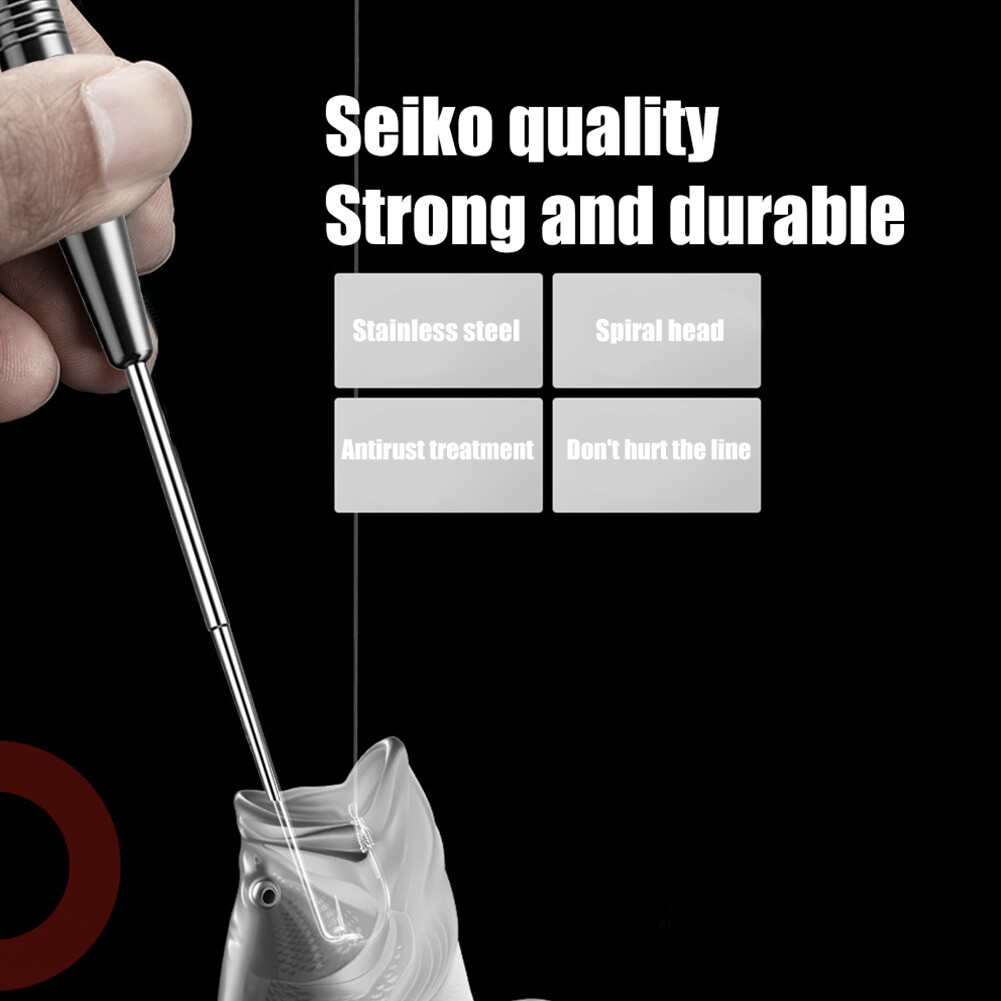 2pcs Stainless Steel Fishing Hook Extractor Fish Hook Quick Removal Tools