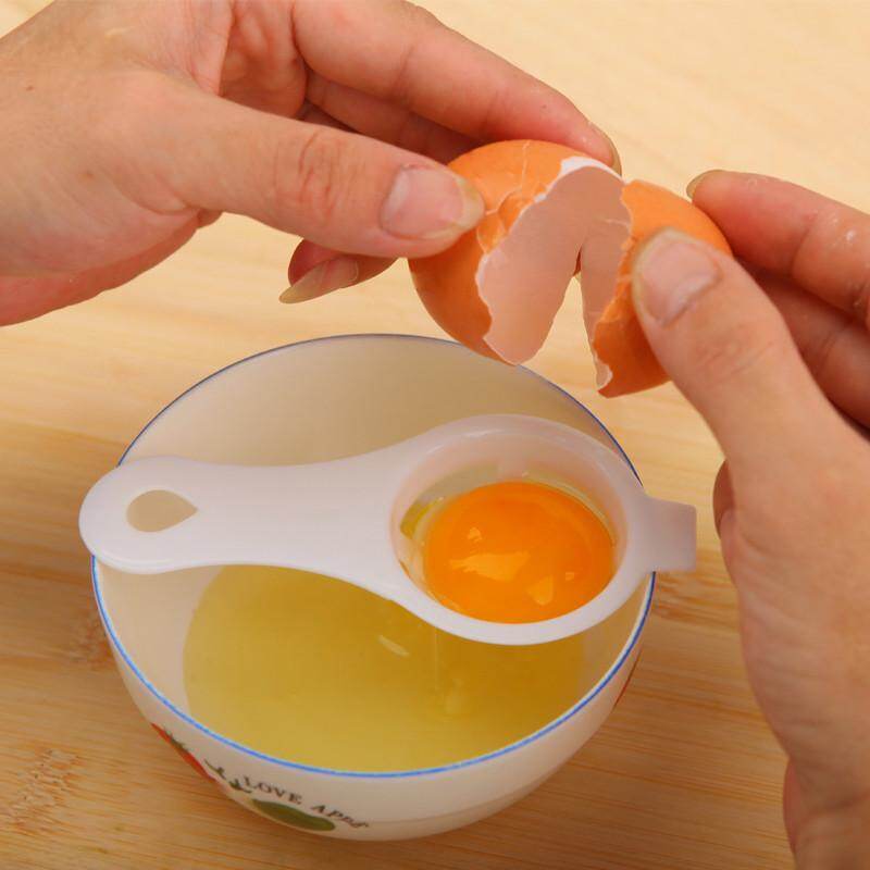Polocat Food Grade White Egg Yolk Separator Baking Kitchen Gadgets Egg Divider Hand Strainer Tools