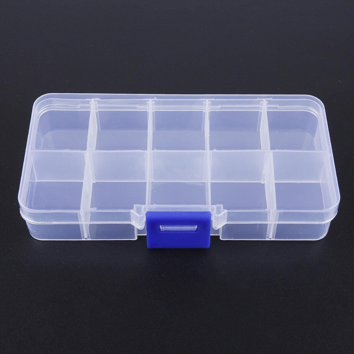 1Pc Transparent Plastic Jewelry Storage Box Compartment Container For Beads Earring Organizer Rectangle Case Gift Boxes