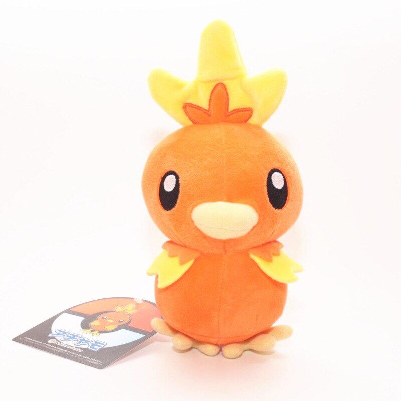 Torchic Treecko Mudkip Ash Ketchum Plush Cute Anime Chick Claw Machine Doll Soft High Quality Toys