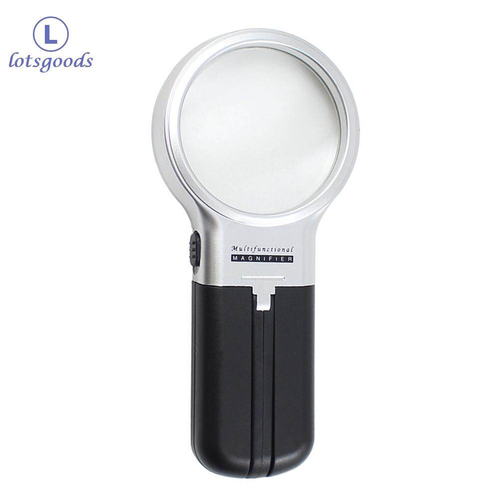 3X Folding Lamp Loupe Magnifier Reading Handheld Magnifying Glass LED