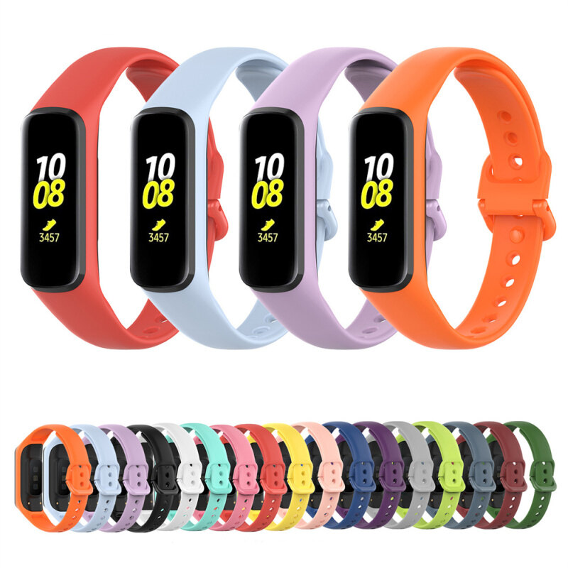 🔥 Nóng bán Galaxy Fit2 R220 Dây Đeo Đồng Hồ Thay Thế Dây Đeo Silicone Mềm Thoải Mái Chống Mồ Hôi Tương Thích Cho Samsung
